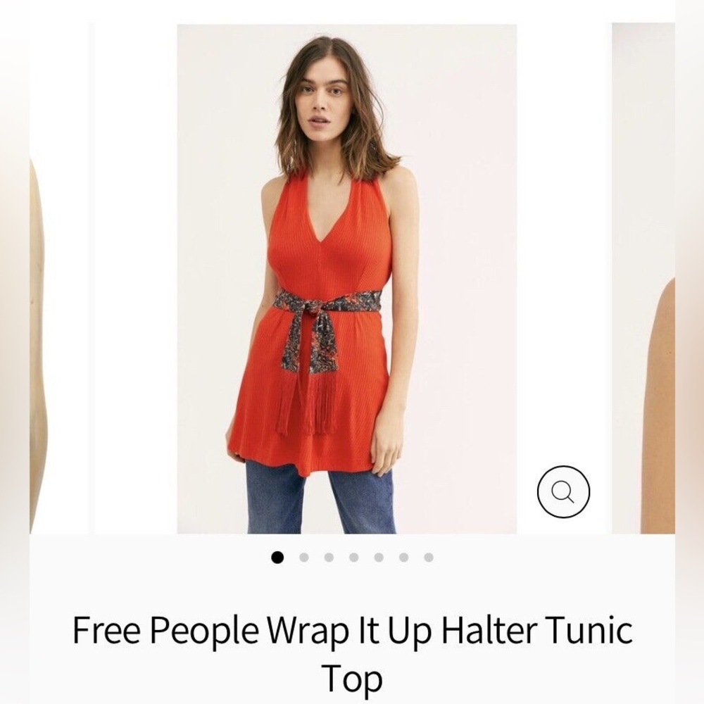 Free People Wrap It Up Halter Top